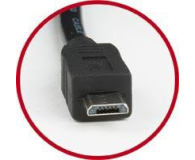 Gembird micro USB/USB 50cm czarny - 75040 - zdjęcie 2